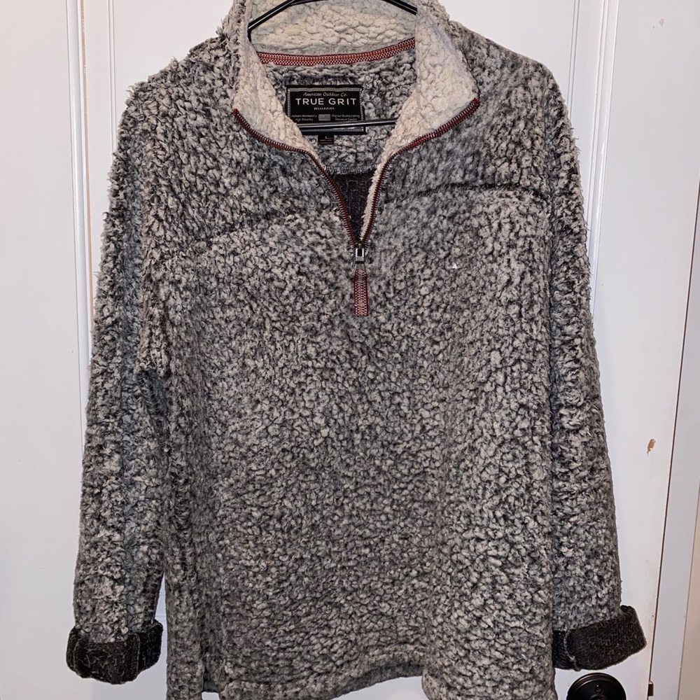 True Grit grey Sherpa